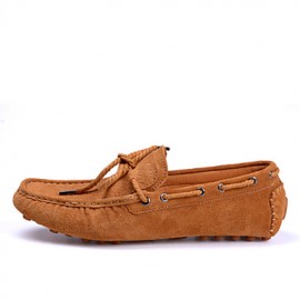 Men's Shoes Office & Career / Party & Evening / Casual Suede Boat Shoes Blue / Brown / Orange  