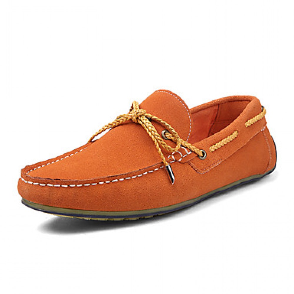 Men's Shoes Outdoor / Office & Career / Party & Evening / Casual  Boat Shoes Black / Blue / Navy / Orange  