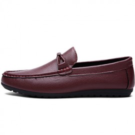 Office & Career / Casual Leather Loafers Black / Yellow / White / Burgundy  