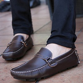 Outdoor / big size / Office & Career / Party & Evening / Casual Leather Loafers Black/Blue/Brown  