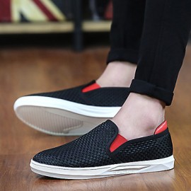 Casual/Outdoor/Travel/Drive Fashion Tulle Leather Slip-on Woven Shoes Multicolor 39-44  