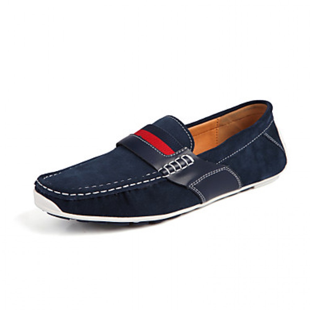   Men's Shoes / Casual Leather Boat Shoes / Fashion Men Flats Shoes/ Fashion Suede Leather Men Loafers  