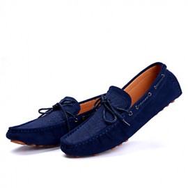 Men's Shoes Office & Career / Party & Evening / Casual Suede Boat Shoes Blue / Brown / Orange  