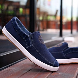 Canvas Office & Career / Casual / Athletic Loafers / Slip-on Office & Career / Casual / Athletic Slip-on Blue / Gray  