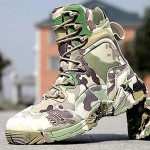 Shoes   2016 Hot Sale Outdoor/Work Leather/Synthetic Camouflage Color Hard-wearing Combat Boots  