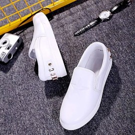   2016 New Style Hot Sale Outdoor / Office / Casual Sunny Loafers Black / White  