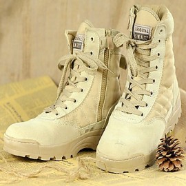 Shoes   2016 Hot Sale Outdoor/Work Leather/Synthetic Hard-wearing Combat Boots Black / Beige  