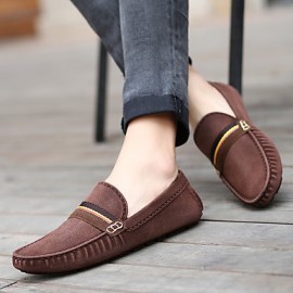 Men's Boat Casual/Drive/Office & Career/Party & Evening Fashion Leather Slipper Shoes Multicolor 39-44  